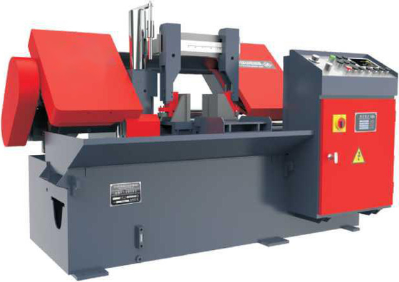 2.2kw 250mm οριζόντια υδραυλική τροφή πριονιών ζωνών μετάλλων τέμνουσα
