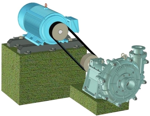 Βαρέων καθηκόντων αντλία 150ZBG λάσπης 280kw 600.0m3/h υδραυλική (Π) - 740