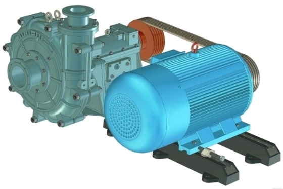 Αντιδιαβρωτική αντλία πηλού 980rpm φυγοκεντρική για τη μεταλλεία 80ZBQ-400